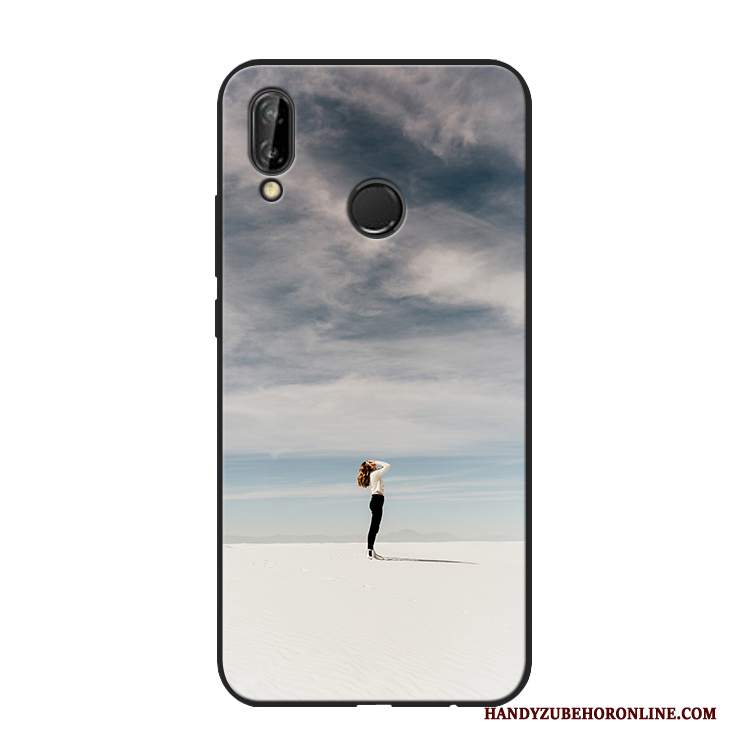 Custodia Huawei P Smart+ Silicone Amanti Morbido, Cover Huawei P Smart+ Protezione Telefono Tendenza