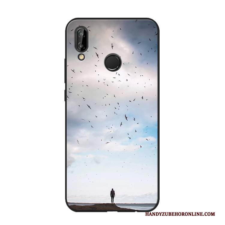 Custodia Huawei P Smart+ Silicone Amanti Morbido, Cover Huawei P Smart+ Protezione Telefono Tendenza