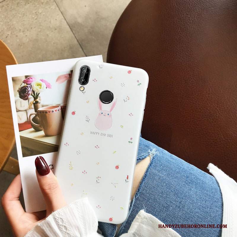 Custodia Huawei P Smart+ Silicone Morbido Anti-caduta, Cover Huawei P Smart+ Cartone Animato Telefono Bello