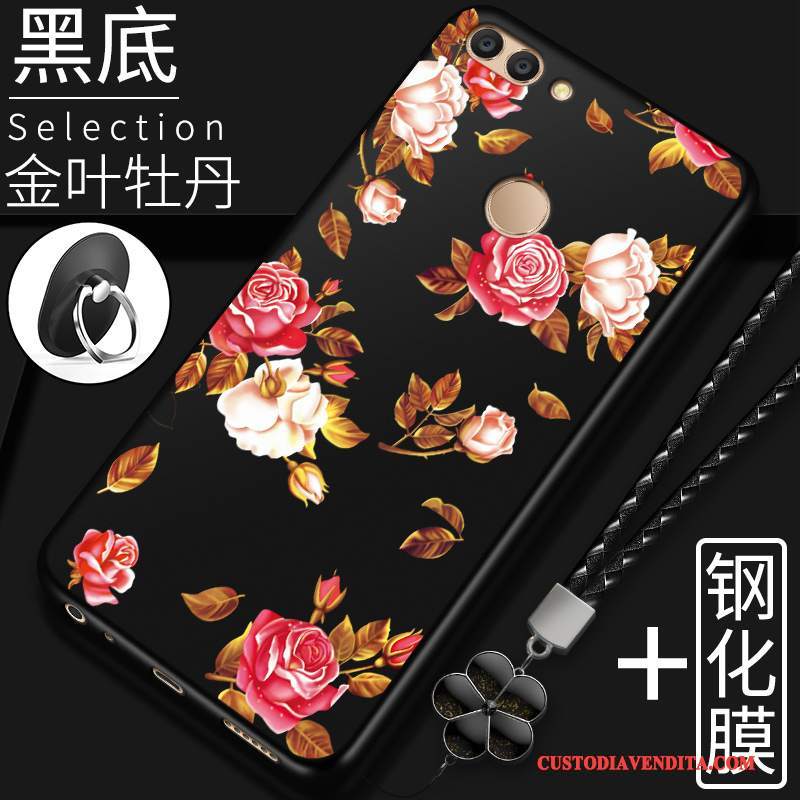 Custodia Huawei P Smart Silicone Morbidotelefono, Cover Huawei P Smart Protezione Anti-caduta Tutto Incluso