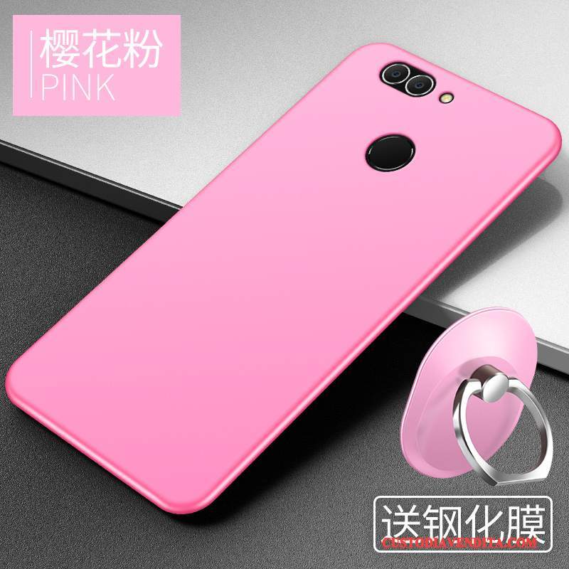 Custodia Huawei P Smart Silicone Nerotelefono, Cover Huawei P Smart Protezione Anti-caduta Tendenza