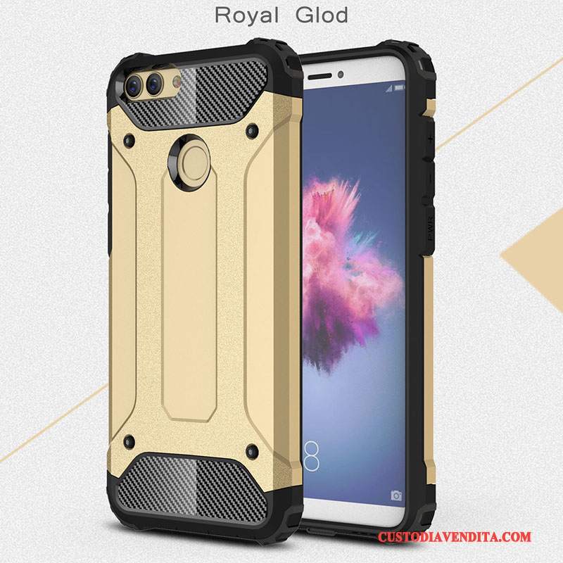 Custodia Huawei P Smart Silicone Tutto Incluso Anti-caduta, Cover Huawei P Smart Protezione Orotelefono