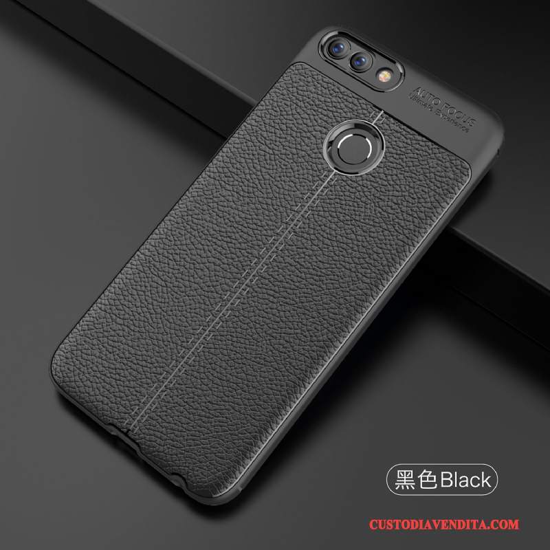 Custodia Huawei P Smart Silicone Tutto Incluso Morbido, Cover Huawei P Smart Grigio Anti-caduta