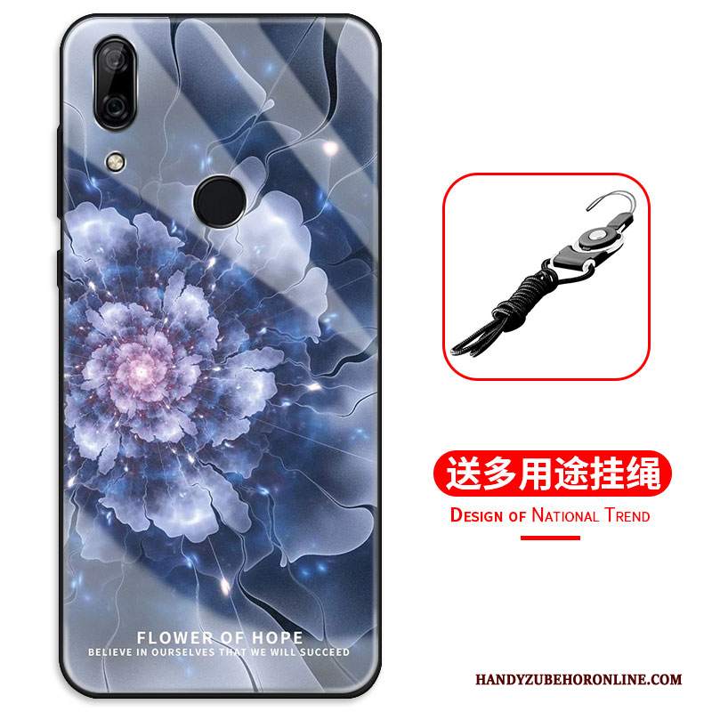 Custodia Huawei P Smart Z Protezione Telefono Tutto Incluso, Cover Huawei P Smart Z Fiori Specchio