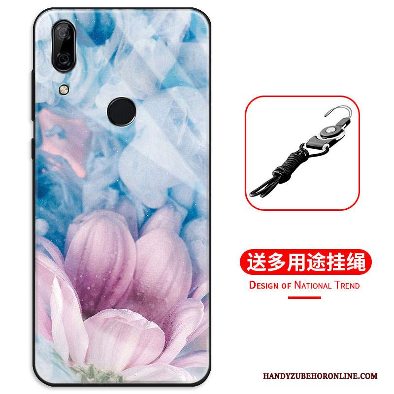 Custodia Huawei P Smart Z Protezione Telefono Tutto Incluso, Cover Huawei P Smart Z Fiori Specchio