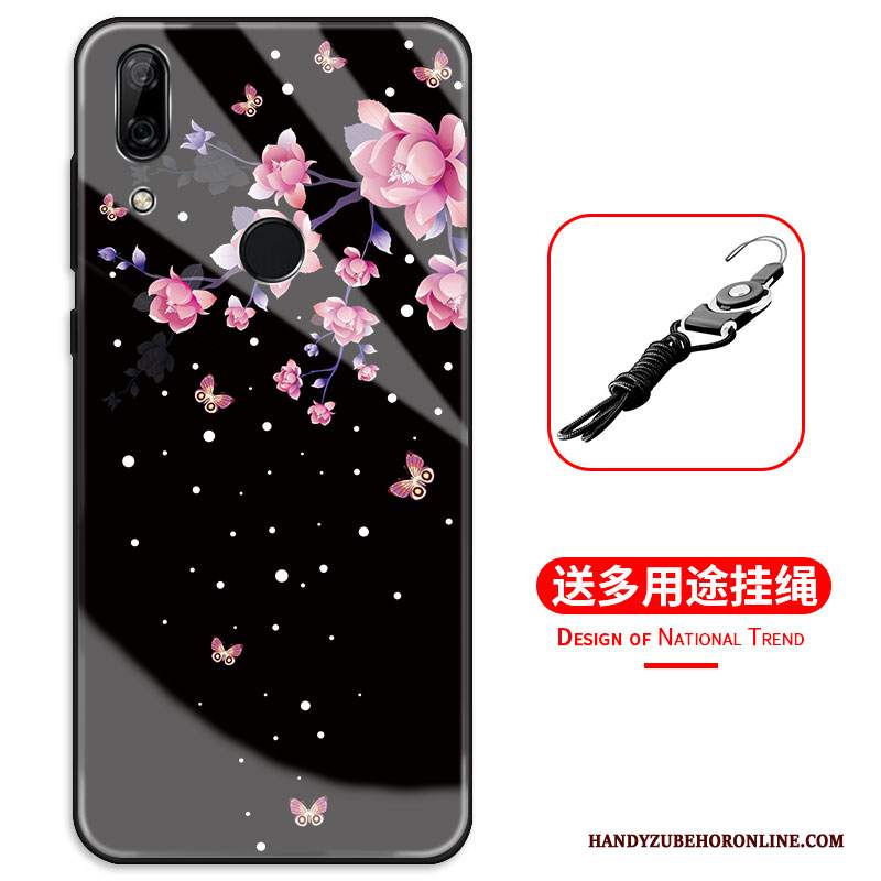 Custodia Huawei P Smart Z Protezione Telefono Tutto Incluso, Cover Huawei P Smart Z Fiori Specchio