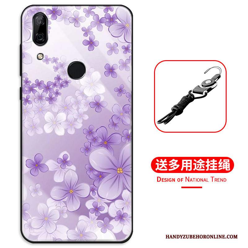 Custodia Huawei P Smart Z Protezione Telefono Tutto Incluso, Cover Huawei P Smart Z Fiori Specchio