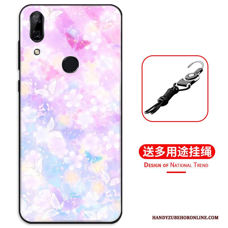 Custodia Huawei P Smart Z Protezione Telefono Tutto Incluso, Cover Huawei P Smart Z Fiori Specchio