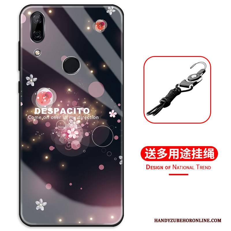 Custodia Huawei P Smart Z Protezione Telefono Tutto Incluso, Cover Huawei P Smart Z Fiori Specchio