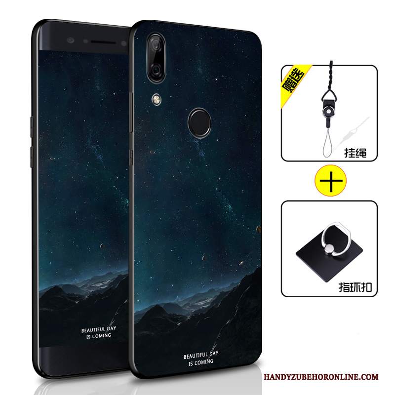 Custodia Huawei P Smart Z Silicone Nero Morbido, Cover Huawei P Smart Z Colore Tutto Inclusotelefono