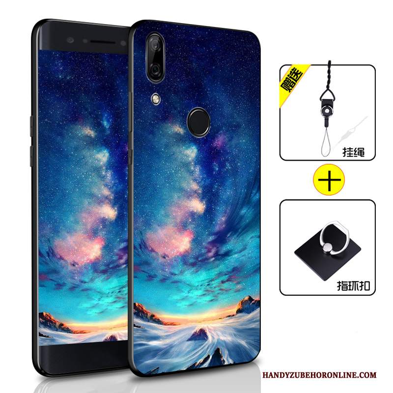 Custodia Huawei P Smart Z Silicone Nero Morbido, Cover Huawei P Smart Z Colore Tutto Inclusotelefono