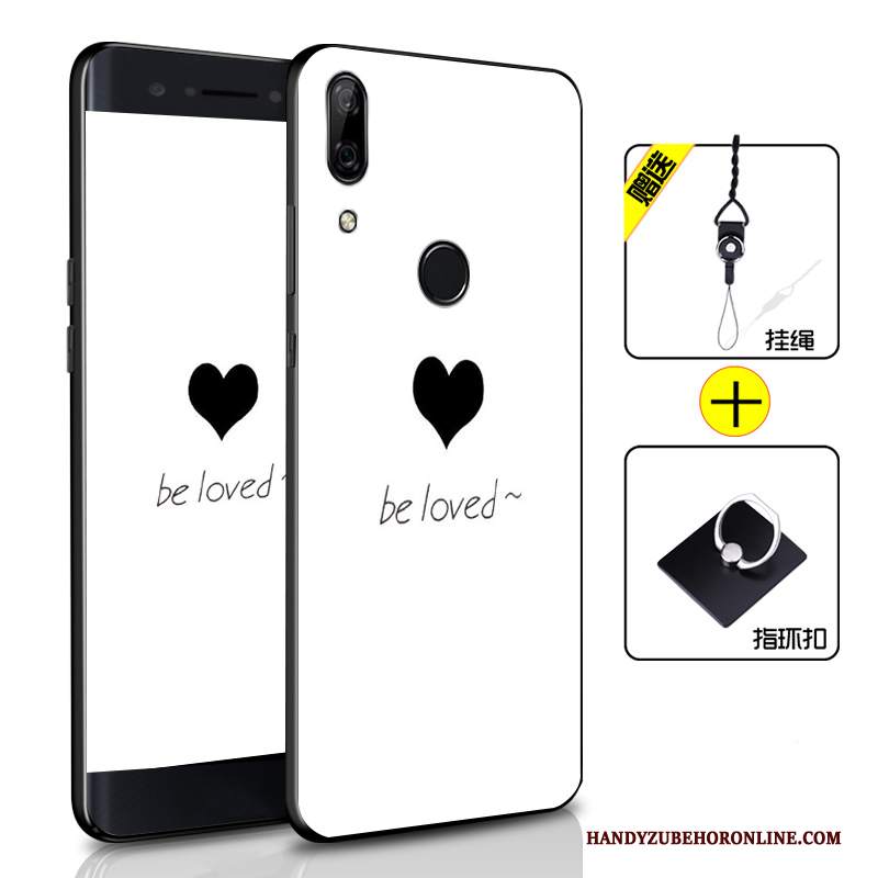 Custodia Huawei P Smart Z Silicone Nero Morbido, Cover Huawei P Smart Z Colore Tutto Inclusotelefono