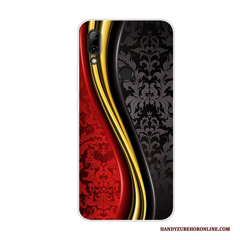 Custodia Huawei P Smart Z Silicone Telefono Cuore, Cover Huawei P Smart Z Anti-caduta Tendenza