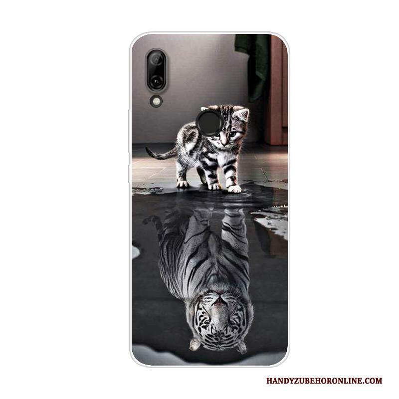 Custodia Huawei P Smart Z Silicone Telefono Cuore, Cover Huawei P Smart Z Anti-caduta Tendenza