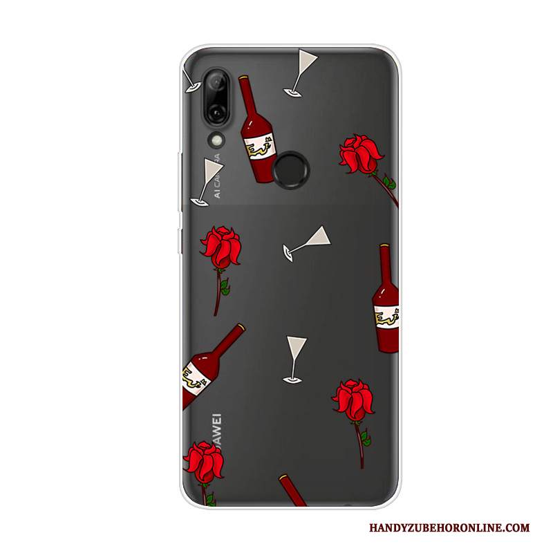 Custodia Huawei P Smart Z Silicone Telefono Cuore, Cover Huawei P Smart Z Anti-caduta Tendenza