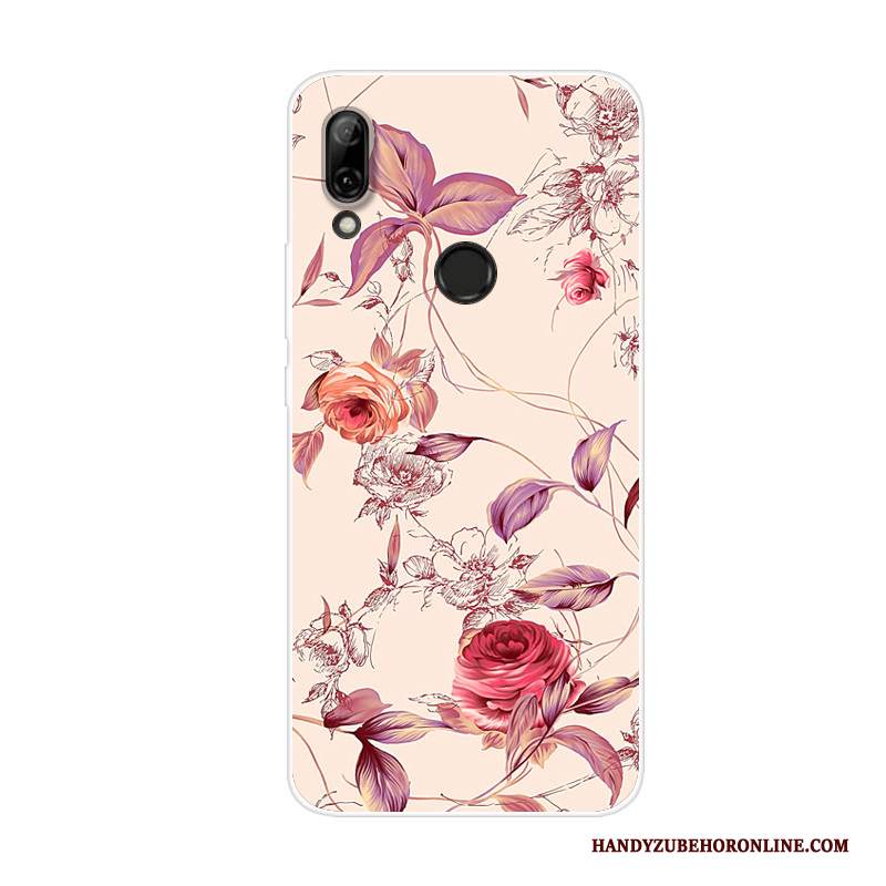 Custodia Huawei P Smart Z Silicone Telefono Cuore, Cover Huawei P Smart Z Anti-caduta Tendenza