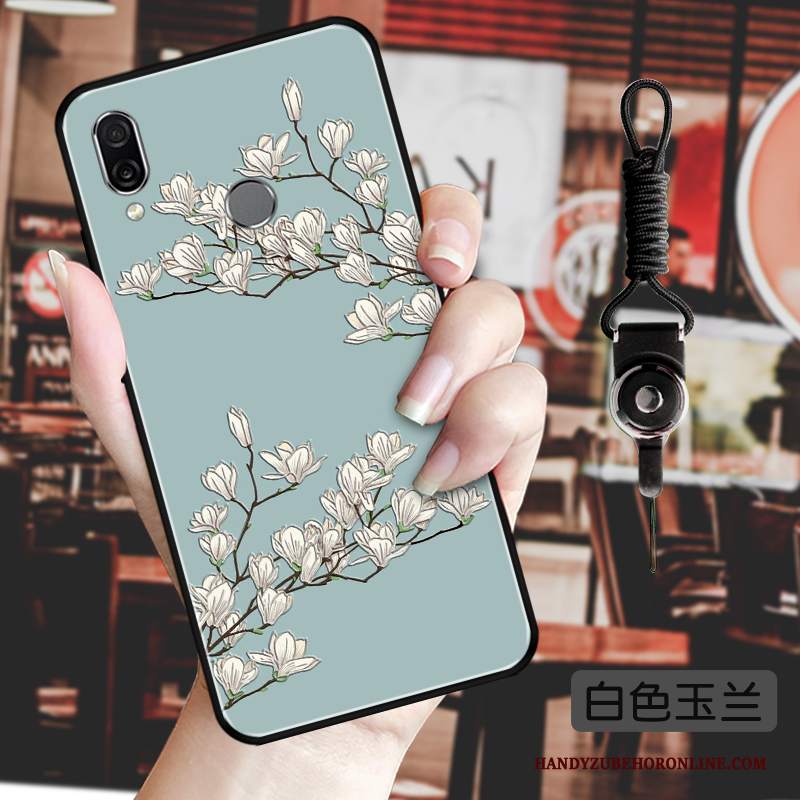 Custodia Huawei P Smart Z Vintage Fiori Stile Cinese, Cover Huawei P Smart Z Protezione Telefono Classico