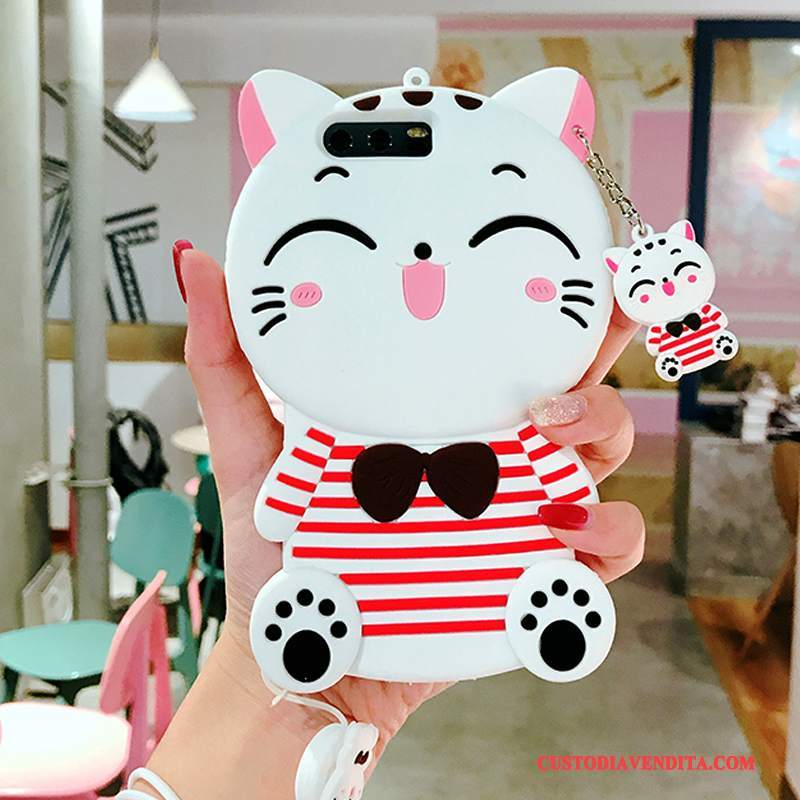 Custodia Huawei P10 Cartone Animato Telefono Bello, Cover Huawei P10 Silicone Anti-caduta Ornamenti Appesi