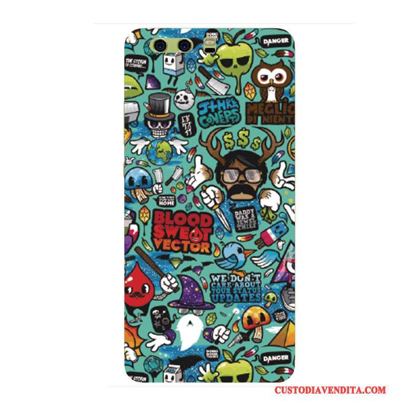 Custodia Huawei P10 Colore Marchio Di Tendenza Macchiati, Cover Huawei P10 Creativo Tutto Incluso Amanti