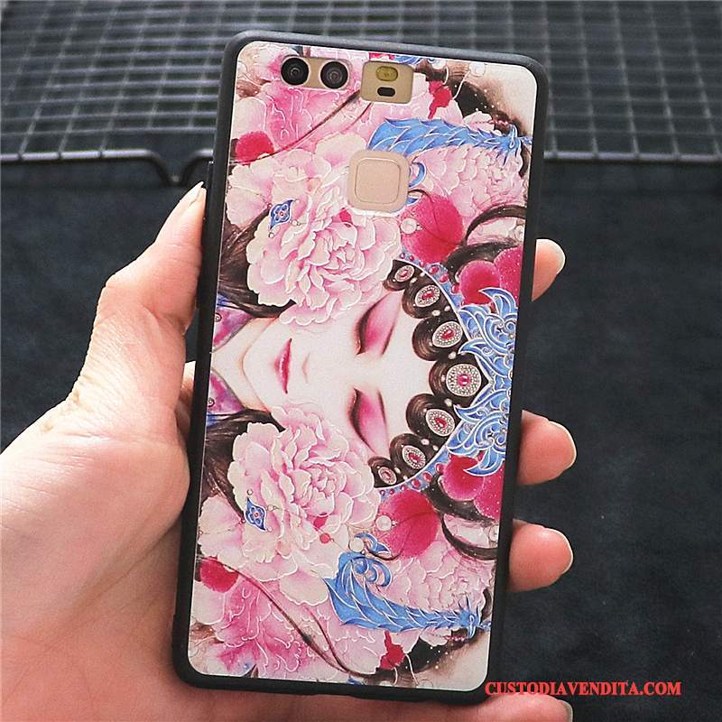 Custodia Huawei P10 Colore Stile Cinese Di Personalità, Cover Huawei P10 Creativo Anti-cadutatelefono