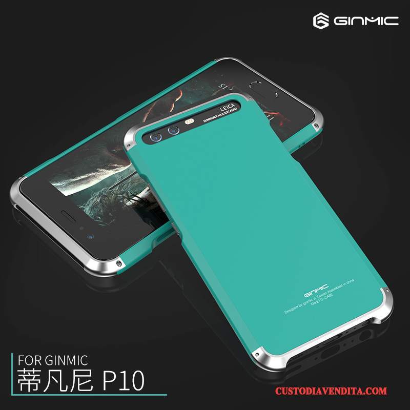 Custodia Huawei P10 Creativo Anti-caduta Telaio, Cover Huawei P10 Difficile Metallo