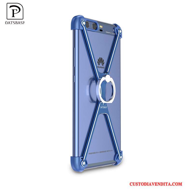 Custodia Huawei P10 Creativo Difficile Metallo, Cover Huawei P10 Protezione Telefono Oro