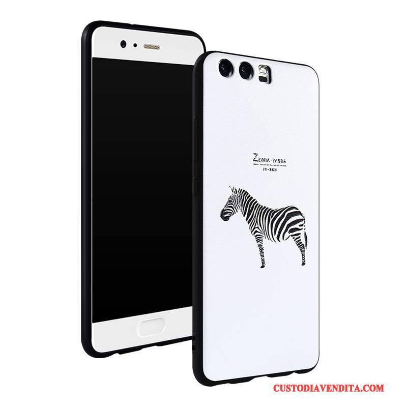 Custodia Huawei P10 Creativo Ornamenti Appesitelefono, Cover Huawei P10 Protezione Bianco Macchiati