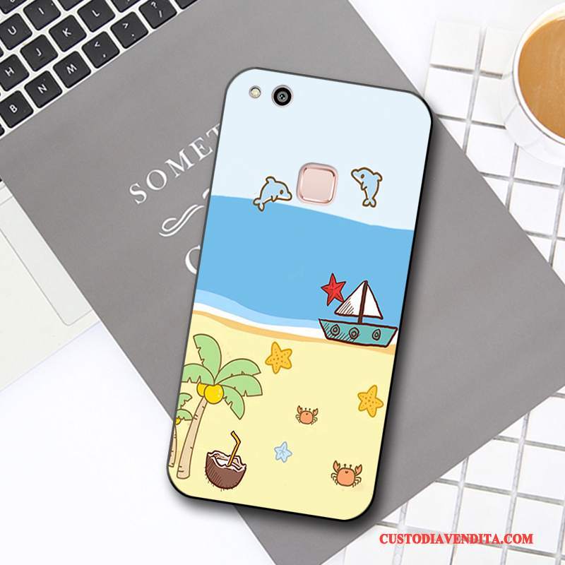 Custodia Huawei P10 Lite Cartone Animato Anti-caduta Fresco, Cover Huawei P10 Lite Colore Telefono Bello