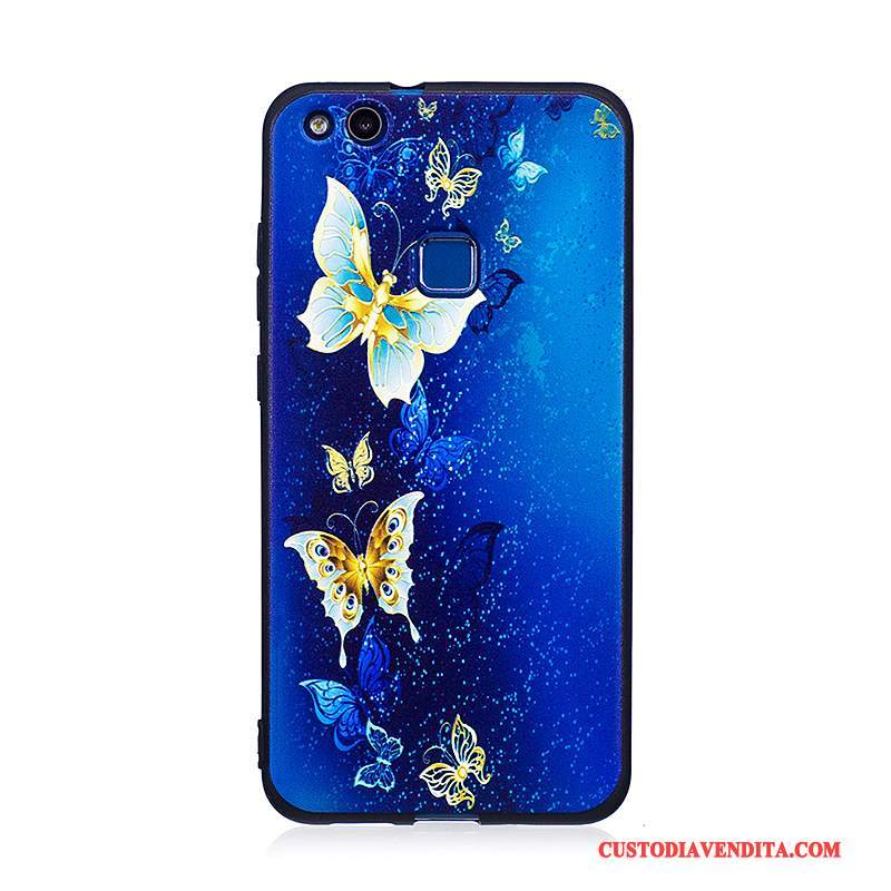 Custodia Huawei P10 Lite Colore Verdetelefono, Cover Huawei P10 Lite Goffratura Gioventù Tendenza