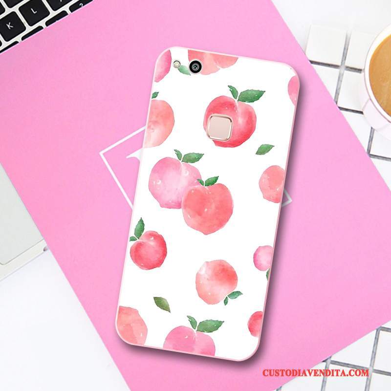 Custodia Huawei P10 Lite Goffratura Tendenza Fresco, Cover Huawei P10 Lite Silicone Telefono Piccola