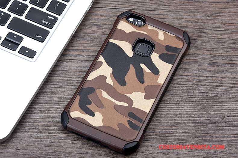 Custodia Huawei P10 Lite Silicone Anti-caduta Ring, Cover Huawei P10 Lite Camuffamentotelefono