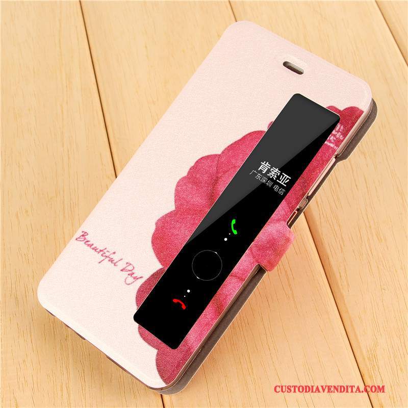 Custodia Huawei P10 Pelle Rosa Anti-caduta, Cover Huawei P10 Creativo Super Carinotelefono