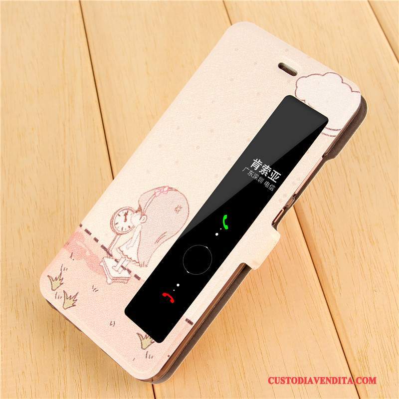 Custodia Huawei P10 Pelle Rosa Anti-caduta, Cover Huawei P10 Creativo Super Carinotelefono