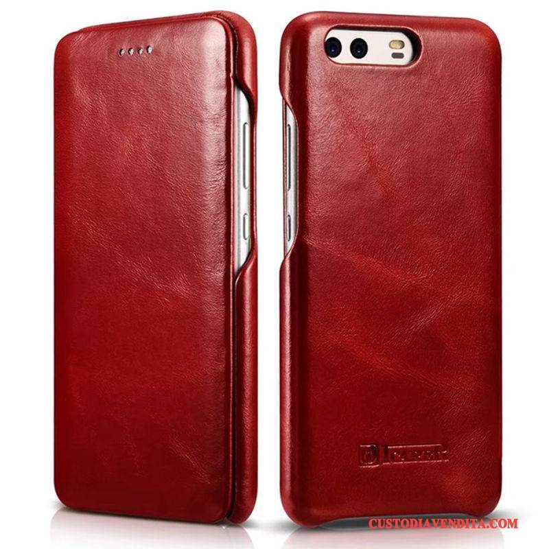 Custodia Huawei P10 Pelle Tendenza Tutto Incluso, Cover Huawei P10 Folio Rossotelefono