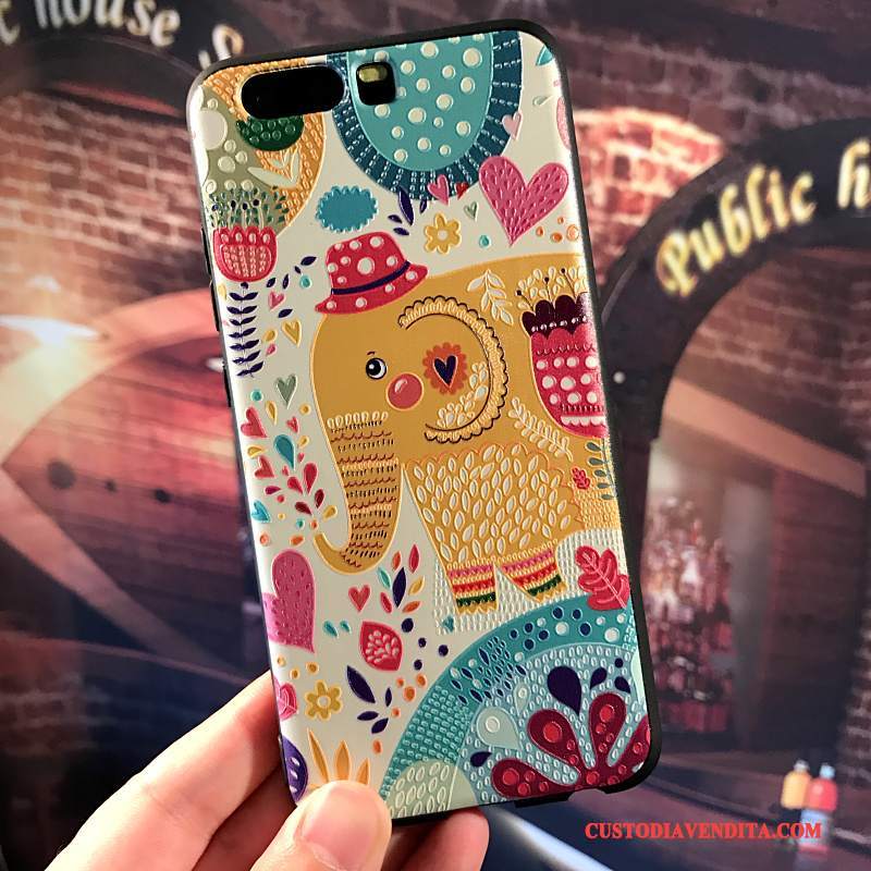 Custodia Huawei P10 Plus Cartone Animato Tutto Incluso Di Personalità, Cover Huawei P10 Plus Colore Morbidotelefono