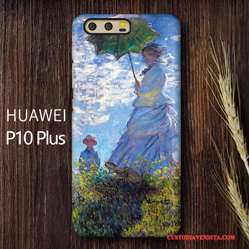 Custodia Huawei P10 Plus Colore Telefono Pittura Ad Olio, Cover Huawei P10 Plus Protezione Macchiati Difficile