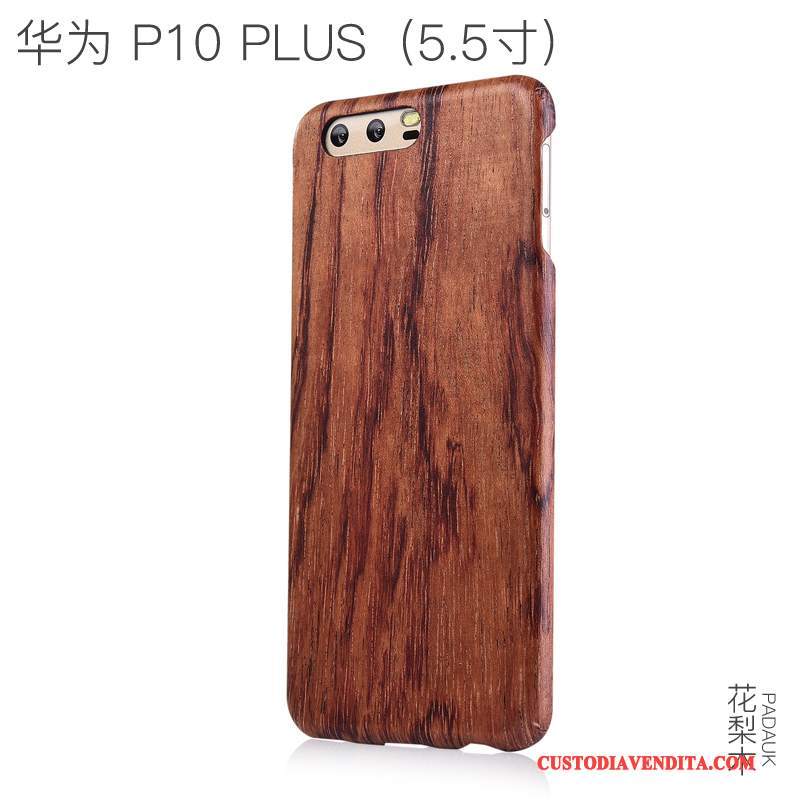 Custodia Huawei P10 Plus Creativo Di Personalità Legno, Cover Huawei P10 Plus Protezione Telefono Sottili