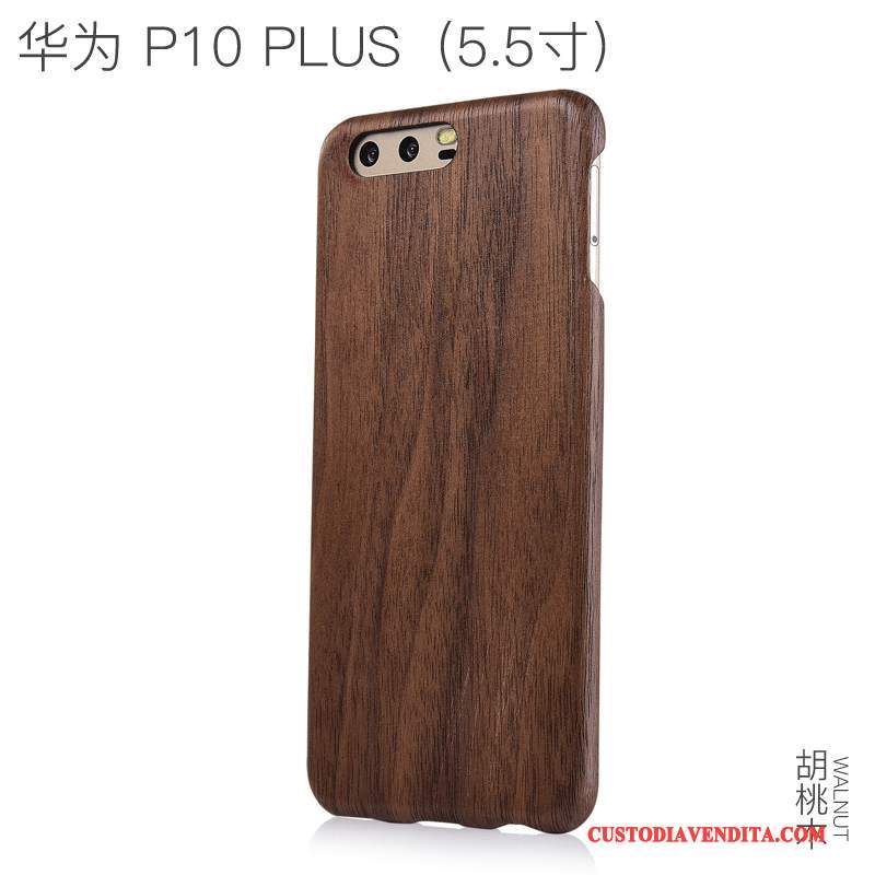 Custodia Huawei P10 Plus Creativo Di Personalità Legno, Cover Huawei P10 Plus Protezione Telefono Sottili