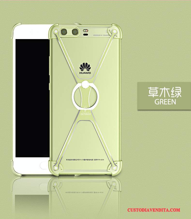 Custodia Huawei P10 Plus Creativo Metallo Anti-caduta, Cover Huawei P10 Plus Protezione Telaiotelefono