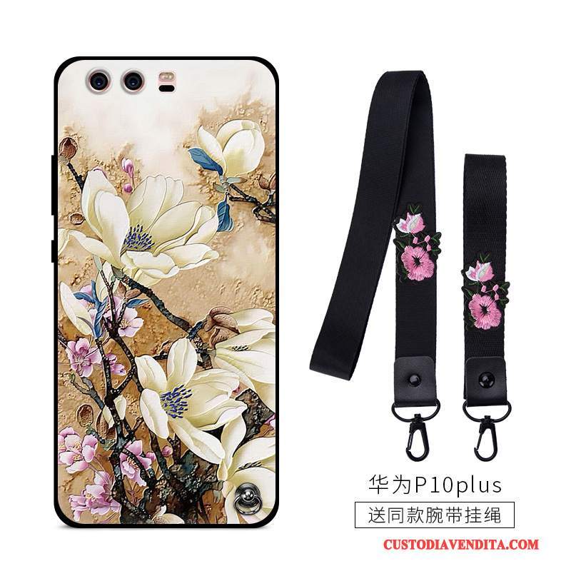 Custodia Huawei P10 Plus Creativo Sottile Macchiati, Cover Huawei P10 Plus Silicone Telefono Tutto Incluso