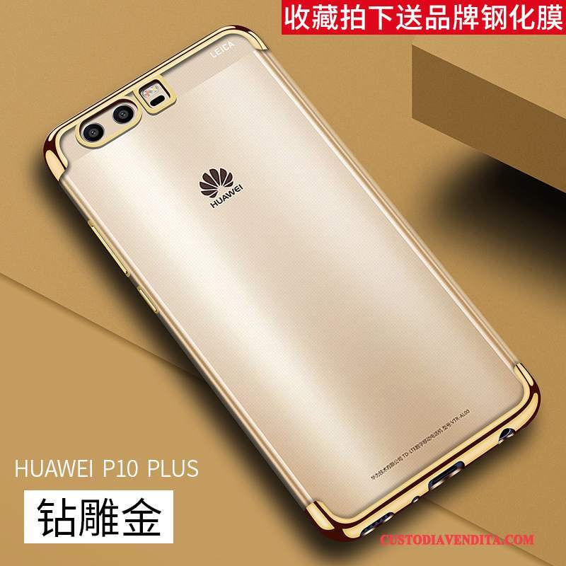 Custodia Huawei P10 Plus Creativo Telefono Blu, Cover Huawei P10 Plus Protezione Tutto Incluso Morbido