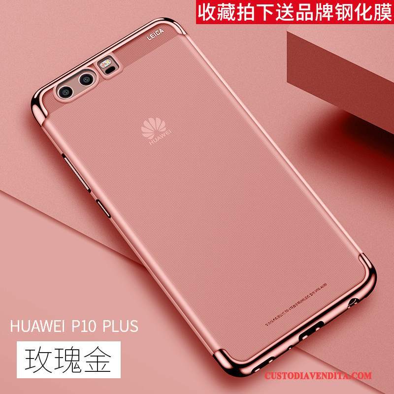 Custodia Huawei P10 Plus Creativo Telefono Blu, Cover Huawei P10 Plus Protezione Tutto Incluso Morbido