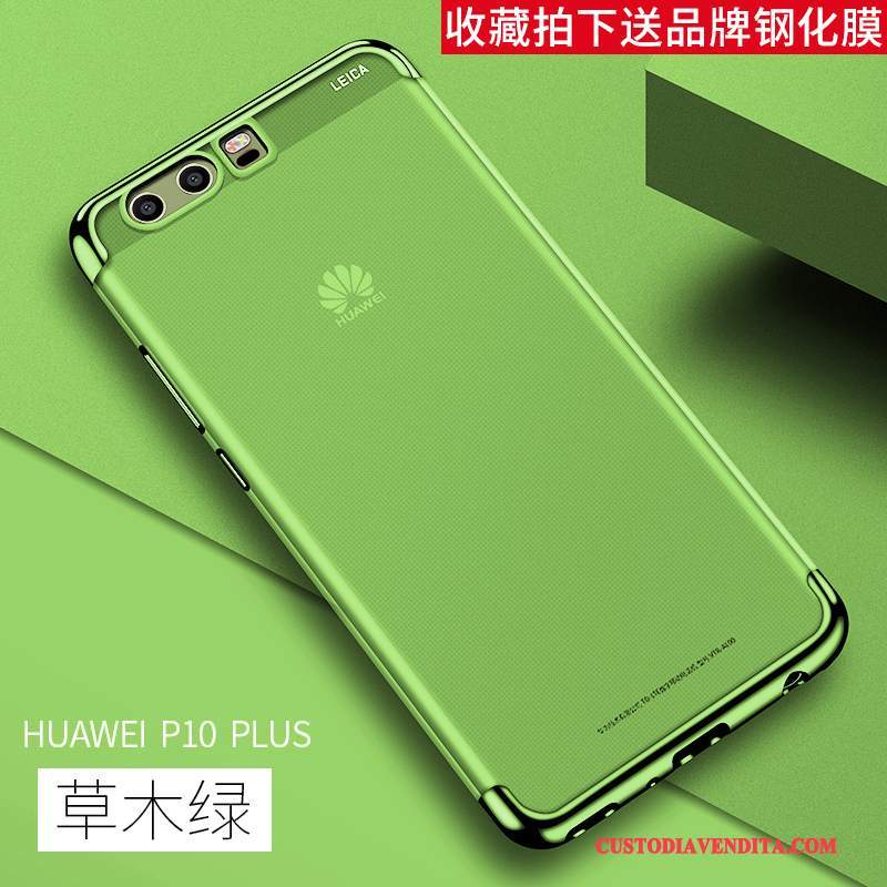 Custodia Huawei P10 Plus Creativo Telefono Blu, Cover Huawei P10 Plus Protezione Tutto Incluso Morbido