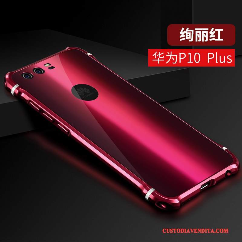 Custodia Huawei P10 Plus Creativo Telefono Rosso, Cover Huawei P10 Plus Protezione Tutto Incluso Anti-caduta