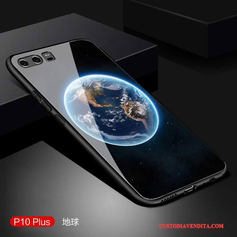 Custodia Huawei P10 Plus Creativo Tutto Incluso Vetro, Cover Huawei P10 Plus Protezione Marchio Di Tendenza Di Personalità