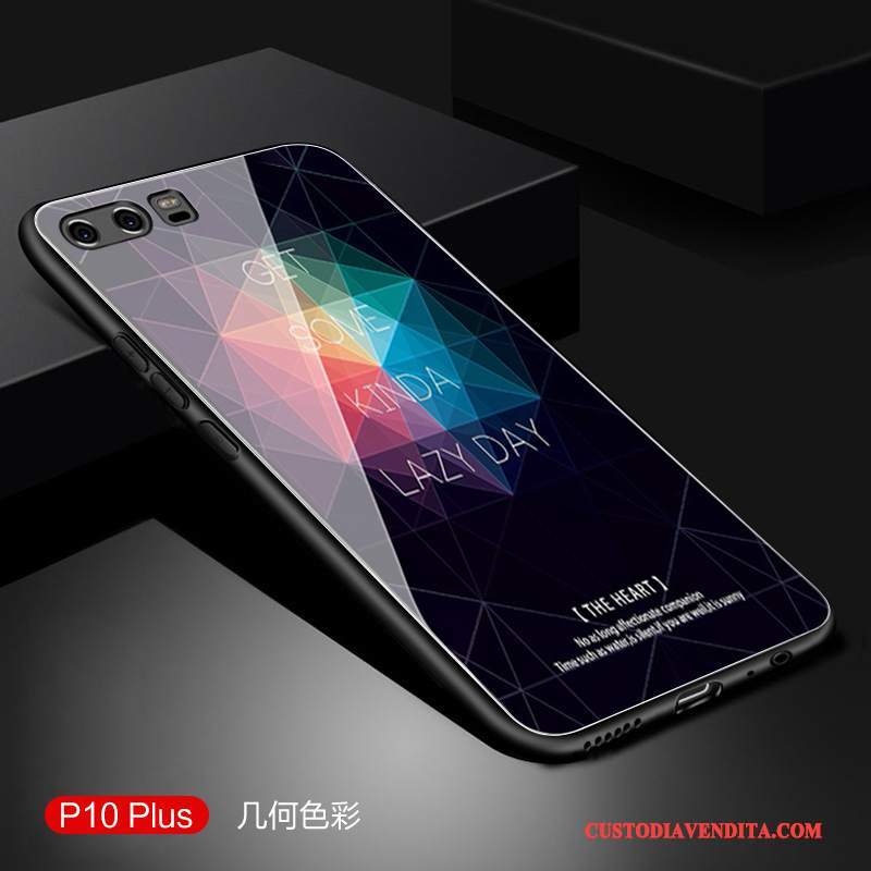 Custodia Huawei P10 Plus Creativo Tutto Incluso Vetro, Cover Huawei P10 Plus Protezione Marchio Di Tendenza Di Personalità