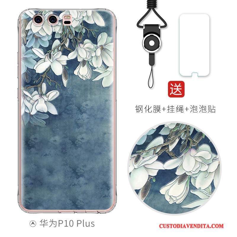 Custodia Huawei P10 Plus Goffratura Morbido Bello, Cover Huawei P10 Plus Creativo Telefono Di Personalità