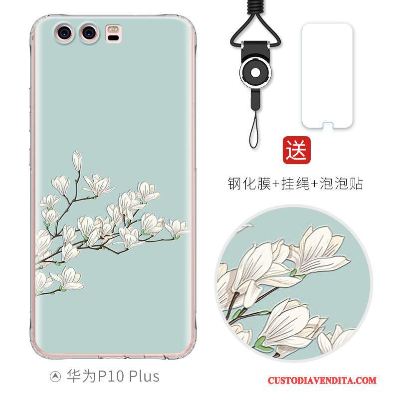 Custodia Huawei P10 Plus Goffratura Morbido Bello, Cover Huawei P10 Plus Creativo Telefono Di Personalità