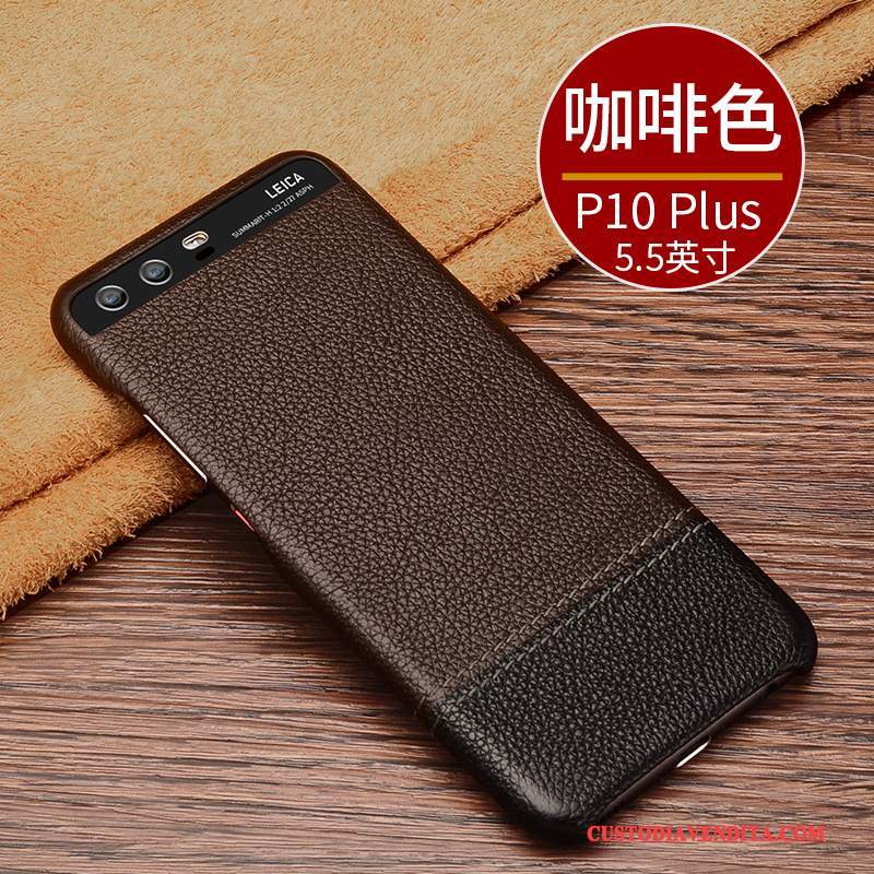 Custodia Huawei P10 Plus Pelle Anti-caduta Giuntura, Cover Huawei P10 Plus Protezione Telefono Affari