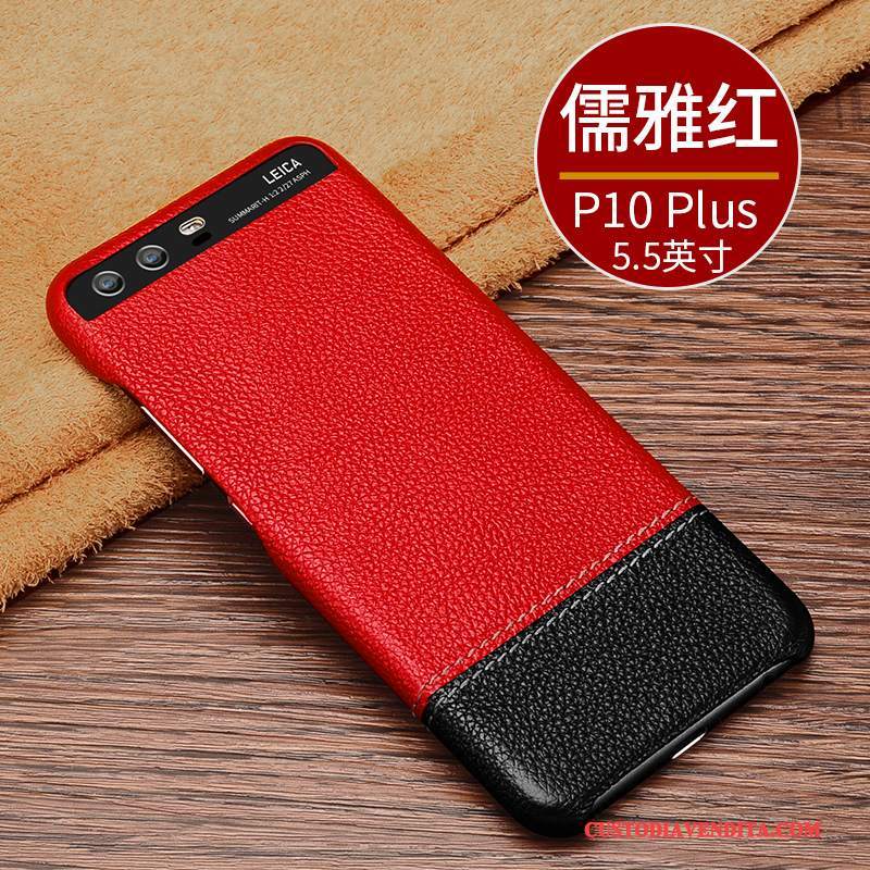 Custodia Huawei P10 Plus Pelle Anti-caduta Giuntura, Cover Huawei P10 Plus Protezione Telefono Affari